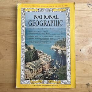 Vintage National Geographic June 1963 Italian Riviera Katmai Mona Lisa Bushmen